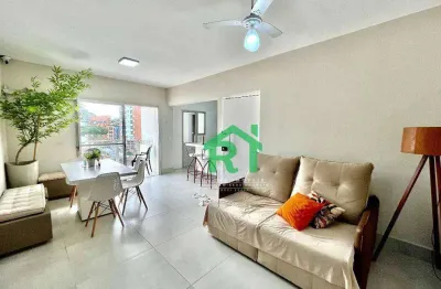 Apartamento com 2 dormitórios à venda, 80 m² por r$ 375.000,00 - enseada - guarujá/sp