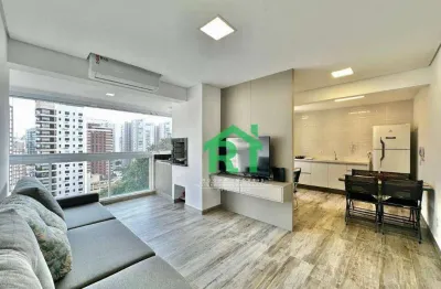 Apartamento com 2 dormitórios à venda, 60 m² por r$ 600.000,00 - jardim astúrias - guarujá/sp