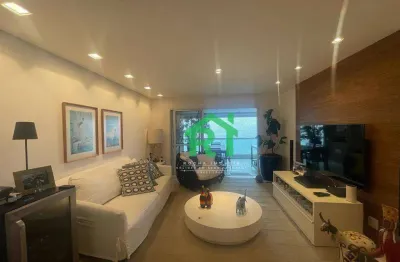 Apartamento frente mar, 4 dormitórios (4 suítes), 2 vagas, área de lazer, jardim astúrias, guarujá/sp
