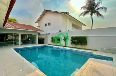 Casa com 4 quartos (4 suítes), 3 vagas e lazer à venda em acapulco, guarujá