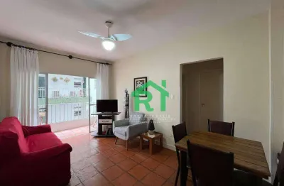 Apartamento 1 quarto, 1 vaga. venda, 54m² r$240.000 - enseada - guarujá/sp