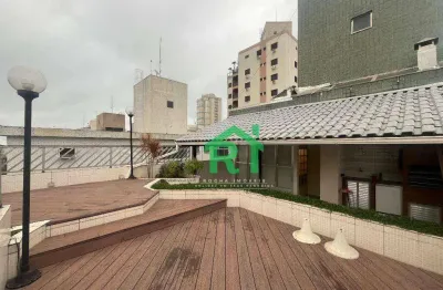 Cobertura 3 quartos, terraço privativo com churrasqueira. venda, 132m² r$590.000 - enseada - guarujá/sp