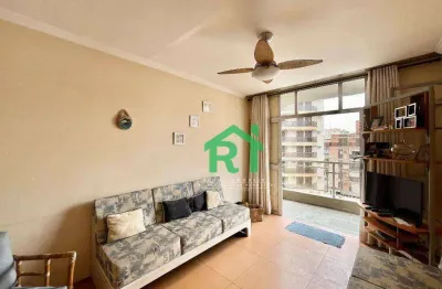 Apartamento à venda, 95 m² por r$ 395.000,00 - enseada - guarujá/sp