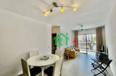 Apartamento com 2 dormitórios à venda, 74 m² por r$ 360.000,00 - enseada - guarujá/sp
