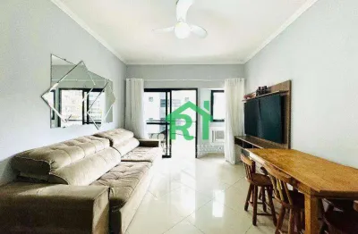 Apartamento com 3 dormitórios à venda, 90 m² por r$ 395.000,00 - enseada - guarujá/sp
