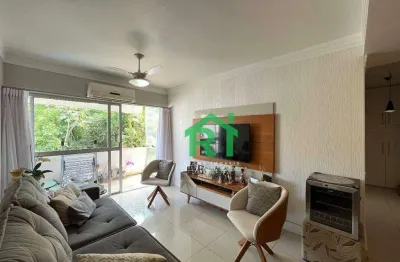 Apartamento reformado, 3 dormitórios (1 suíte), lazer, enseada, guarujá/sp