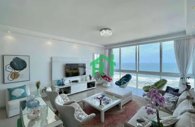 Apartamento frente mar com 4 quartos (4 suítes), 1 vaga à venda em pitangueiras, guarujá