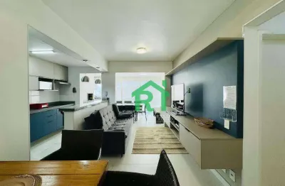 Apartamento com 2 dormitórios à venda, 72 m² por r$ 790.000,00 - enseada - guarujá/sp