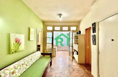 Apartamento com 2 dormitórios à venda, 75 m² por r$ 290.000,00 - enseada - guarujá/sp