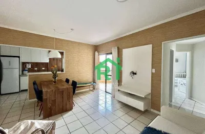Apartamento com 3 dormitórios à venda, 80 m² por r$ 450.000,00 - enseada - guarujá/sp