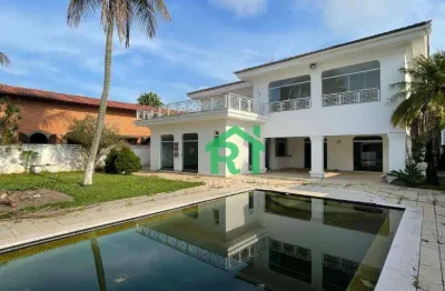 Casa 6 dormitórios (6 suítes), lazer, jardim acapulco, guarujá/sp