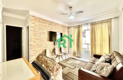 Apartamento à venda, 60 m² por r$ 280.000,00 - enseada - guarujá/sp