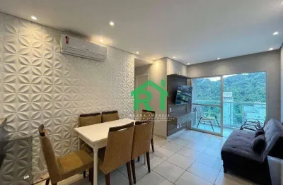 Apartamento reformado, 2 dormitórios, 1 vaga, lazer, enseada, guarujá/sp