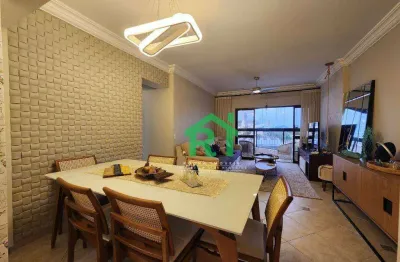 Apartamento com 3 dormitórios à venda, 96 m² por r$ 950.000,00 - enseada - guarujá/sp