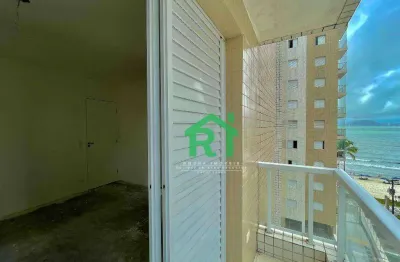 Apartamento frente mar, 3 dormitórios (1 suíte), 2 vagas, lazer, jardim astúrias - guarujá/sp