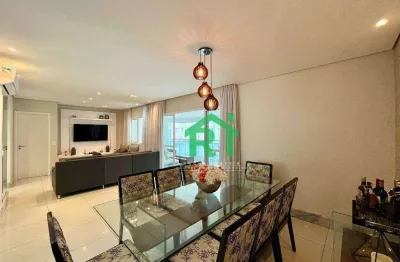 Apartamento com 3 quartos (1 suíte), 2 vagas, lazer, jardim astúrias, guarujá/sp