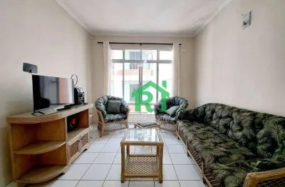 Apartamento com 2 dormitórios à venda, 75 m² por r$ 280.000 - enseada - guarujá/sp
