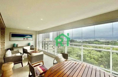 Apartamento com 3 dormitórios à venda, 158 m² por r$ 1.290.000 - enseada - guarujá/sp