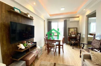 Apartamento com 2 dormitórios à venda, 65 m² por r$ 370.000,00 - enseada - guarujá/sp