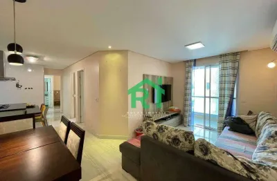 Apartamento frente mar, 3 dormitórios (1 suíte), 2 vagas, lazer, jardim astúrias, guarujá/sp