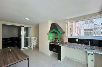 Apartamento á beira mar, 3 quartos (1 suíte), 2 vagas, lazer, pitangueiras, guarujá/sp