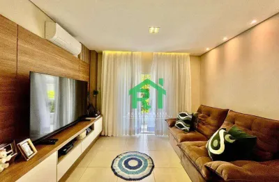 Apartamento beira mar, 3 dormitórios - pitangueiras - guarujá/sp