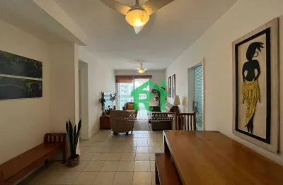 Apartamento frente mar, 2 dormitórios (1 suíte), 2 vagas, lazer, jardim astúrias, guarujá/sp