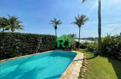 Casa frente mar, 4 dormitórios,( 4 suítes) 4 vagas, lazer - pernambuco - p - guarujá/sp