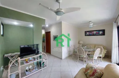 Apartamento com 3 dormitórios à venda, 90 m² por r$ 373.000 - enseada - guarujá/sp