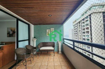 Apartamento com 3 dormitórios à venda, 100 m² por r$ 650.000 - pitangueiras - guarujá/sp