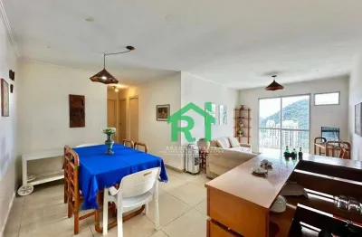 Apartamento beira mar, vista mar, 3 dormitórios, 2 vagas, pitangueiras, guarujá/sp.
