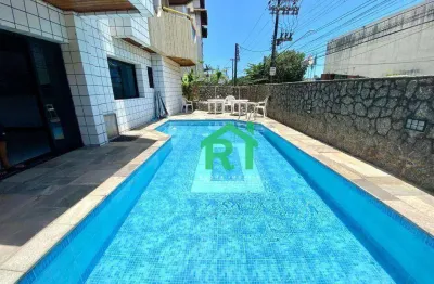 Apartamento beira mar, 2 dormitórios; lazer - praia da enseada - guarujá/sp