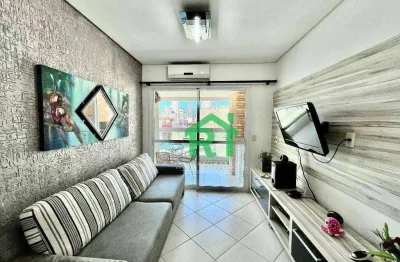 Apartamento com 3 dormitórios à venda, 90 m² por r$ 650.000 - enseada - guarujá/sp
