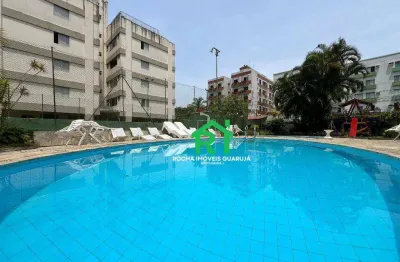 Apartamento com 3 quartos (1 suíte), 1 vaga e lazer à venda em jardim astúrias, guarujá