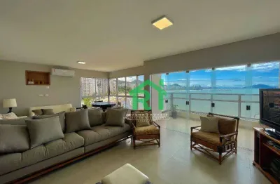 Apartamento frente mar, 3 dormitórios (3 suítes), 2 vagas, jardim astúrias, guarujá/sp