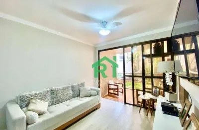 Apartamento beira mar, 2 dormitórios, 2 vagas - pitangueiras - guarujá/sp