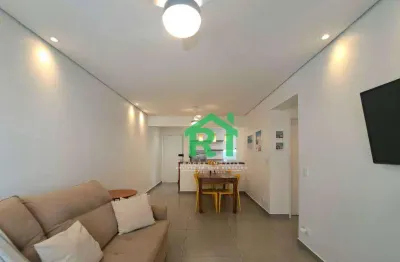 Apartamento com 3 dormitórios à venda, 88 m² por r$ 425.000,00 - enseada - guarujá/sp
