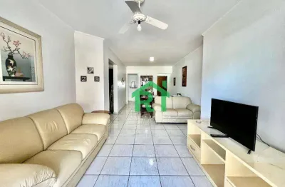 Apartamento com 3 dormitórios à venda, 102 m² por r$ 350.000 - enseada - guarujá/sp