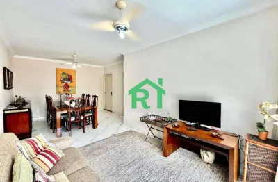 Apartamento com 3 dormitórios à venda, 100 m² por r$ 500.000,00 - enseada - guarujá/sp