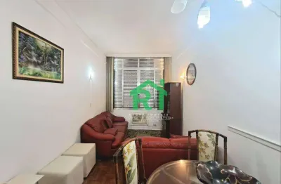 Oportunidade | apartamento beira mar, 2 dormitórios (1 suíte), 1 vaga, 60 m² por r$ 290.000 - pitangueiras - guarujá/sp