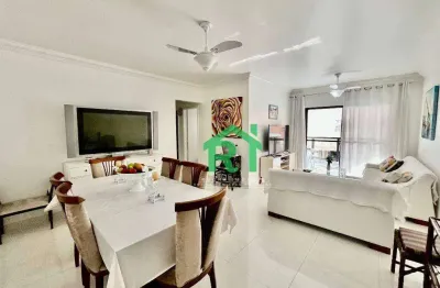 Apartamento com 2 dormitórios à venda, 100 m² por r$ 500.000 - enseada - guarujá/sp