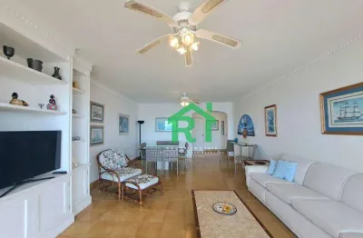 Apartamento com vista pro mar, 4 dormitórios, 2 vagas, lazer, 172 m², venda por r$ 1.200.000 - pitangueiras - guarujá/sp