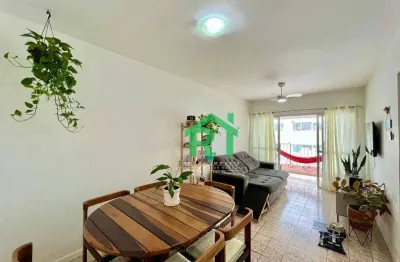 Apartamento com vista mar, 2 dormitórios, 1 vaga, praia das astúrias - guarujá/sp