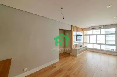 Apartamento à beira mar, 2 dormitórios (1 suíte), 1  vaga, praia da enseada - guarujá/sp