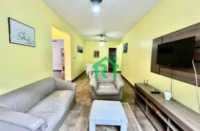 Apartamento com 2 dormitórios à venda, 90 m² por r$ 400.000 - enseada - guarujá/sp