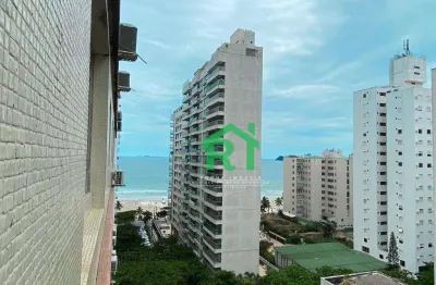 Apartamento vista ao mar, 2 dormitórios (1 suíte),  1 vaga de garagem - pitangueiras - guarujá/sp