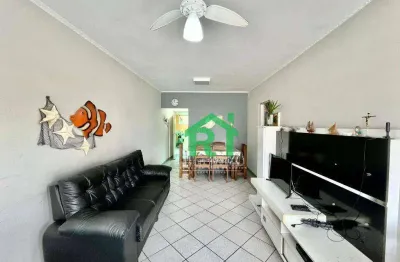 Apartamento com 3 dormitórios à venda, 85 m² por r$ 330.000,00 - enseada - guarujá/sp