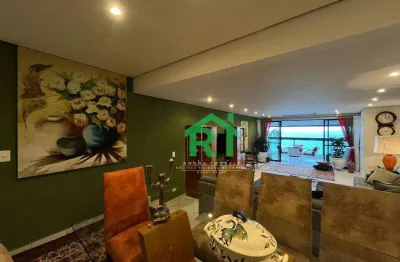 Apartamento frente mar, 3 dormitórios (3 suítes), 2 vagas, lazer, pitangueiras, guarujá/sp