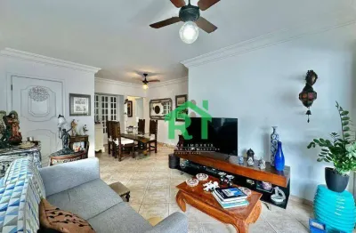 Apartamento reformado, 3 dormitórios (1 suíte), 2 vagas, lazer, pitangueiras, guarujá/sp.