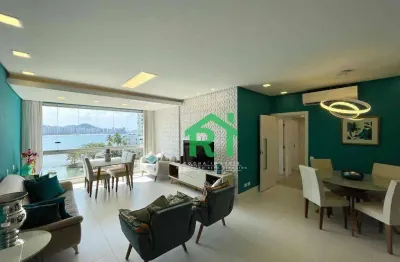 Apartamento com 3 dormitórios à venda, 111 m² por r$ 1.500.000,00 - jardim astúrias - guarujá/sp
